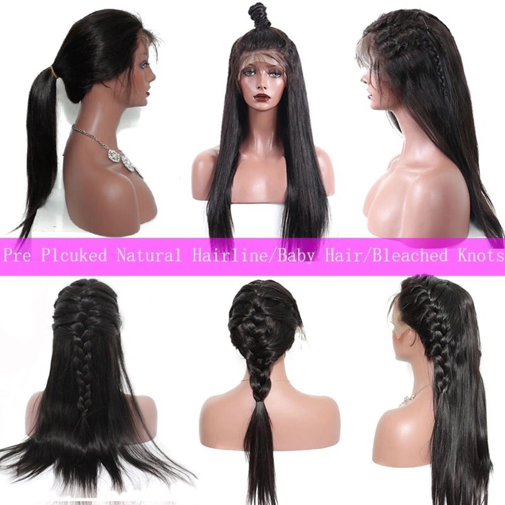 13x6 Lace Front Human Hair Wigs Brazilian Remy